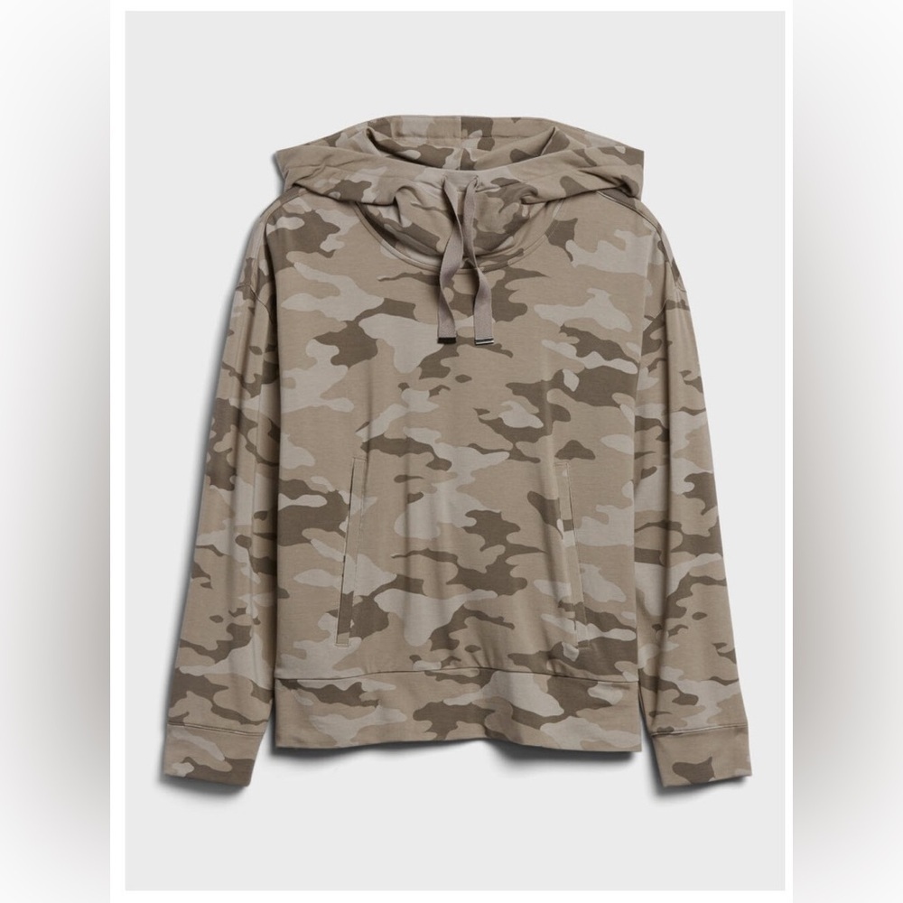 Banana Republic Women’s Baby Terry Hoodie Camo Print Size XS - Picture 4 of 13